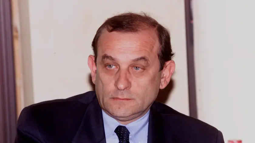 Il fondatore della Telit Massimo Zanzi in una foto che risale ai tempi della sponsorizzazione del basket
