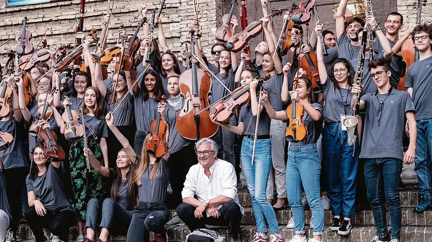 ESYO IN THE CITY. Orchestra diretta da Igor Coretti. Foto di Luigi Ottani