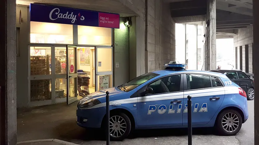 Lasorte Trieste 23/02/17 - Via Paisiello, Supermercato Caddy's, Rapina