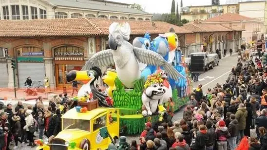 Una foto d'archivio del Carnevale di Gorizia