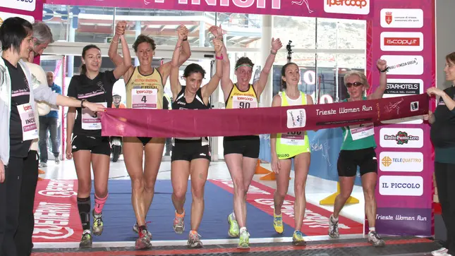 Lasorte Trieste 14/04/13 - Freetime Montedoro, Trieste Women Run, Arrivo Competitiva Vincitrici