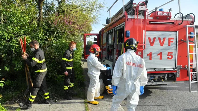 All’interno di una casa a Villa Primavera sono stati scoperti i corpi senza vita di una coppia di anziani. FOTO PETRUSSI