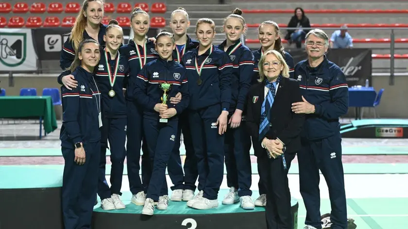 La squadra triestina sul podio