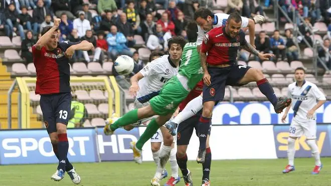 Lasorte Trieste 07/04/12 - Cagliari Inter, Pazzini