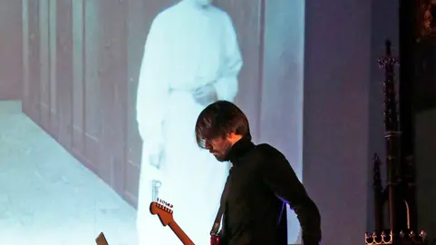 Silvano Trieste 2019-10-30 Chiesa di Largo Panfili, sonorita' su film muto