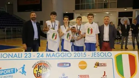 I ragazzi dell'Azzurra tricolori