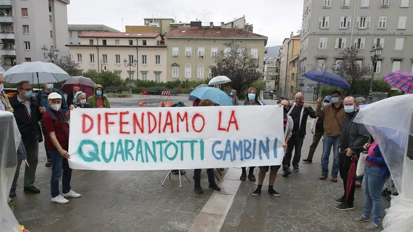 Lasorte Trieste 03/10/20 - Campo S.Giacomo, Manifestazione in Difesa Biblioteca Quarantotti Gambini