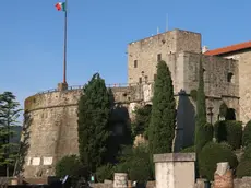 Il Bastione Veneto (o Rotondo) visto dall’esterno del Castello.