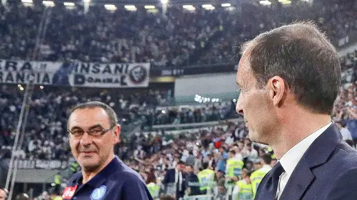 22.04.18, Serie A 34a Giornata, Allianz Stadium, Torino, Juventus-Napoli - nella foto: Massiiliano Allegru, Sarri