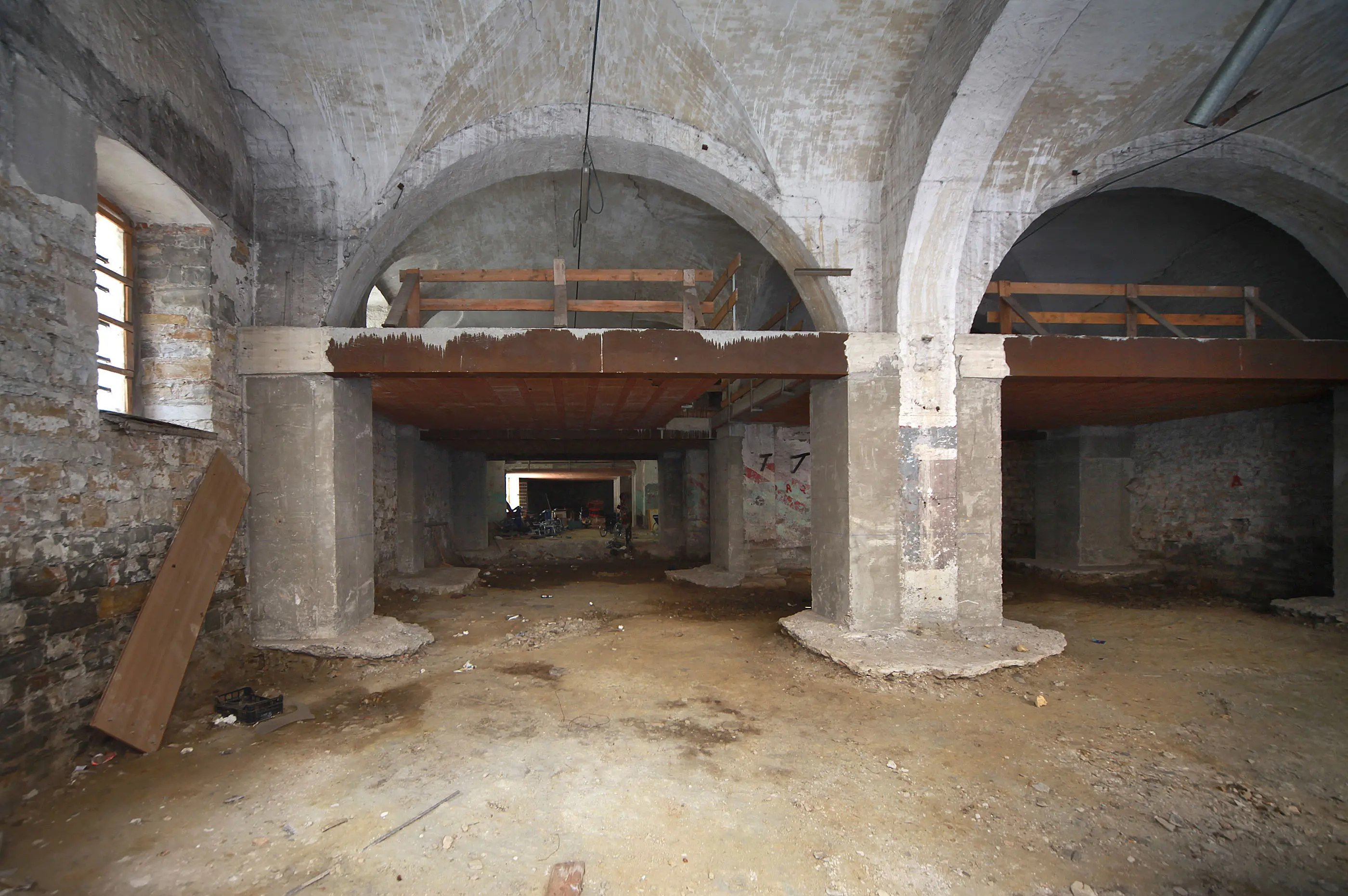 L'interno dell'ex Casa degli spagnoli (Lasorte)