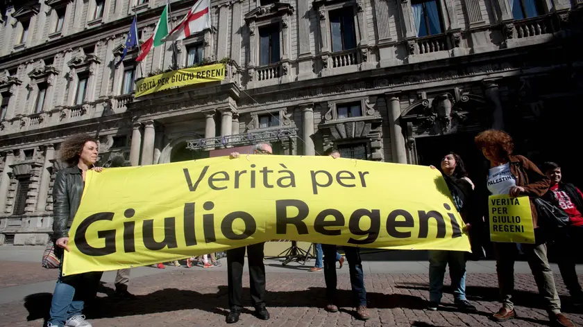 Una manifestazione per Giulio Regeni