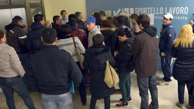 Foto Bruni 22.01.14 Sportello del lavoro,via capitolina