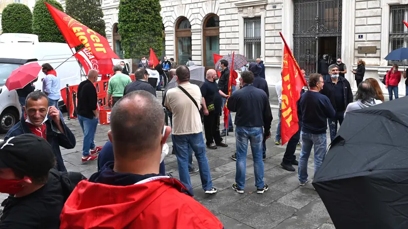 La protesta della Cgil (Bruni)