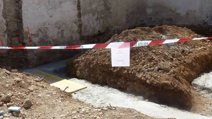 L’area privata posta sotto sequestro (foto Marega)