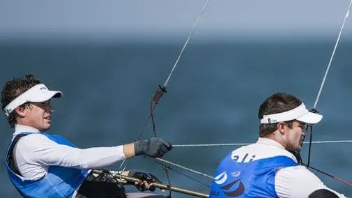 2015 ISAF Sailing World Cup Final, Abu Dhabi, United Arab Emirate. Eight Olympic sailing events are being contested along with open kiteboarding from 29th Octoberto November 1st, 2015. The host, Abu Dhabi Sailing and Yacht Club, is located on the main island of the city with immediate access to the racing areas around Lulu island and the Corniche....Credit Pedro Martinez/Sailing Energy/ Isaf