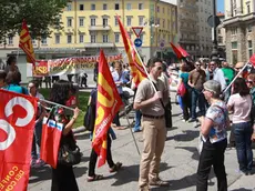 Lasorte Trieste 11/05/15 - Piazza Oberdan, Consiglio Regionale, Presidio Sindacati USB, Precari Scuola