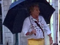 Rod Stewart passeggia a Ragusa (foto dal Dubrovnik Times)