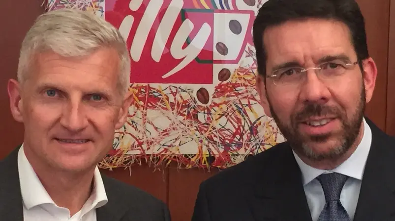 Andrea Illy con Massimiliano Pogliani