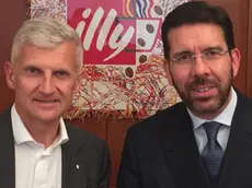 Andrea Illy con Massimiliano Pogliani