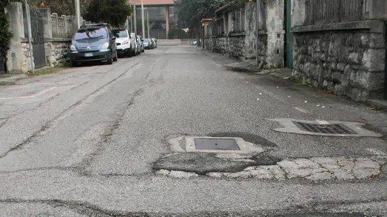 Bonaventura Monfalcone-27.01.2016 Situazione strade-Vie perpendicolari a via Bonavia-Via Perugia-Monfalcone-foto di Katia Bonaventura