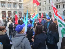 Lasorte Trieste 02/03/17 - Piazza Unità, Sala Giunta, Sciopero Addetti Mense Scolastiche