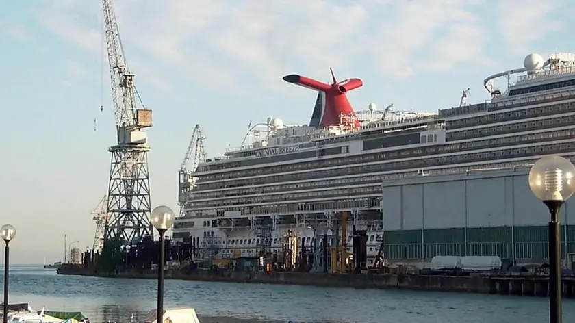 Lo stabilimento Fincantieri
