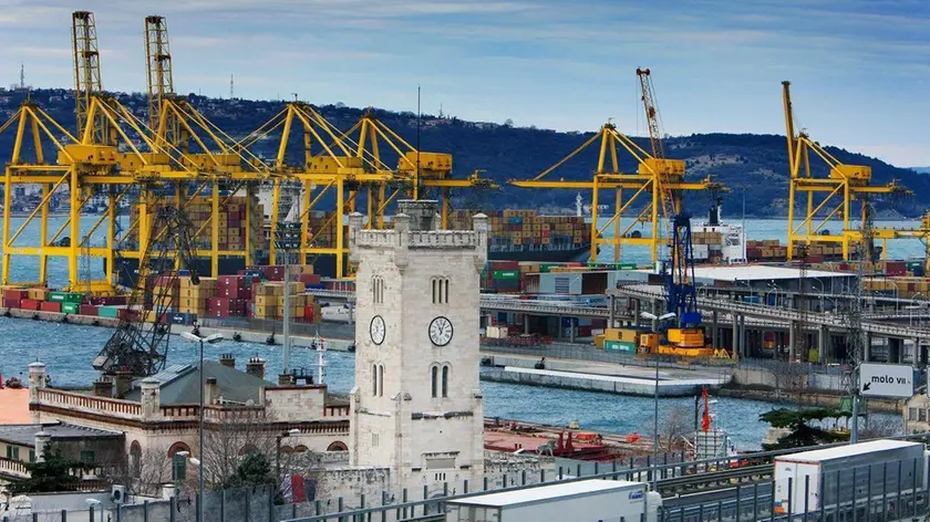 Una veduta del Porto di Trieste