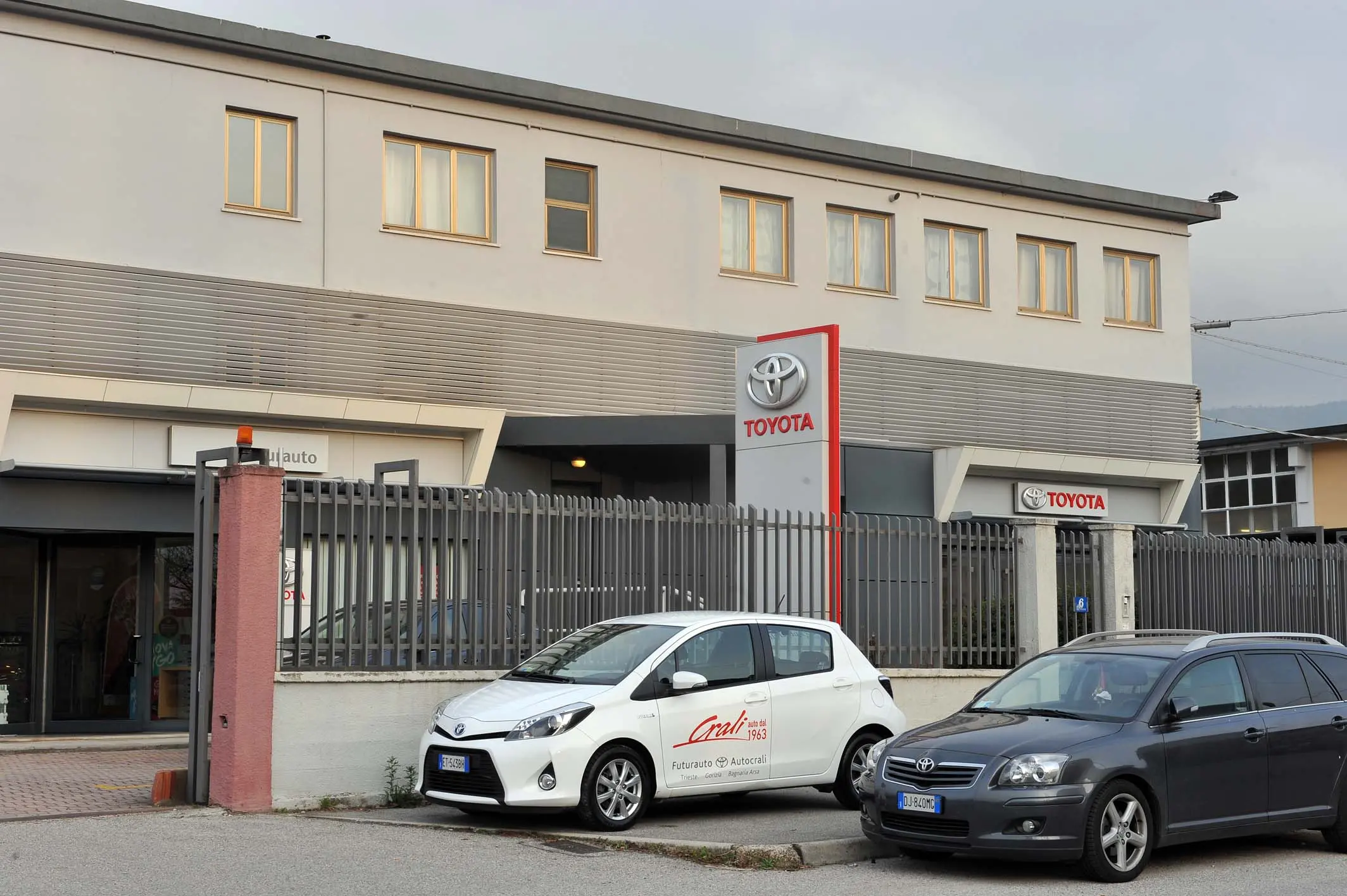 La concessionaria Toyota Auto Crali di San Dorligo