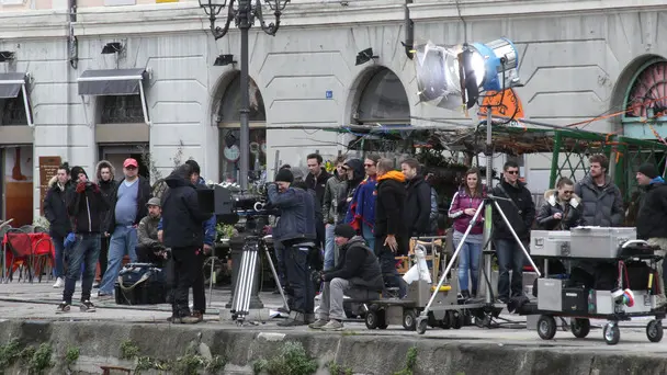 Lasorte Trieste 06/04/13 - Canale Ponterosso, Riprese Spot Compagnia Telefonica Svedese