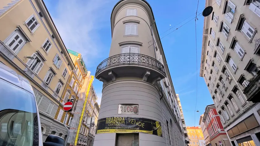 IL luogo dove sorgeva la storica macelleria Rocco a Trieste (foto Massimo Silvano)