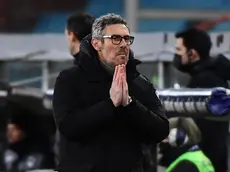 Udinese's coach Luca Gotti reacts during the Italian Serie A soccer match between UC Sampdoria vs Udinese Calcio at the Luigi Ferraris stadium in Genoa, Italy 16 January 2021.ANSA/LUCA ZENNARO