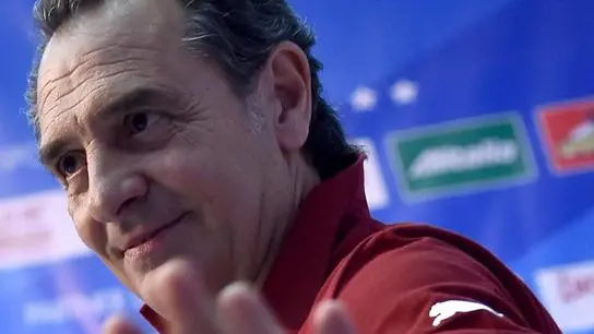 Italy's head coach Cesare Prandelli during a press conference in Mangaratiba, Brazil, 06 June May 2014. The FIFA World Cup 2014 in Brazil kicks off on 12 June. ANSA/ETTORE FERRARI