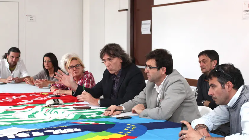 Lasorte Trieste 05/06/14 - Via Genova, Sindacati, Conferenza Stampa