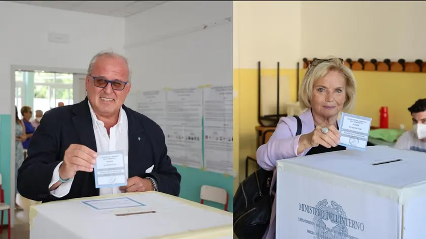 I due candidati Ziberna (a sinistra) e Fasiolo al voto di domenica 26 giugno. Foto Bumbaca