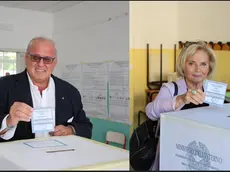 I due candidati Ziberna (a sinistra) e Fasiolo al voto di domenica 26 giugno. Foto Bumbaca