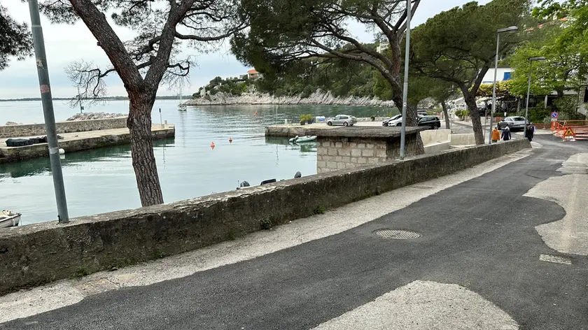 La zona della Dama Bianca dopo i lavori