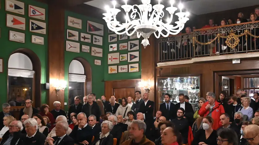 L’assemblea degli elettori di sabato sera all’Adriaco. Francesco Bruni