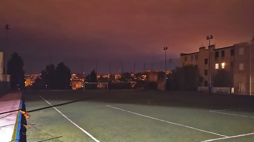 Il campo da calcio di Montuzza. Foto Lasorte