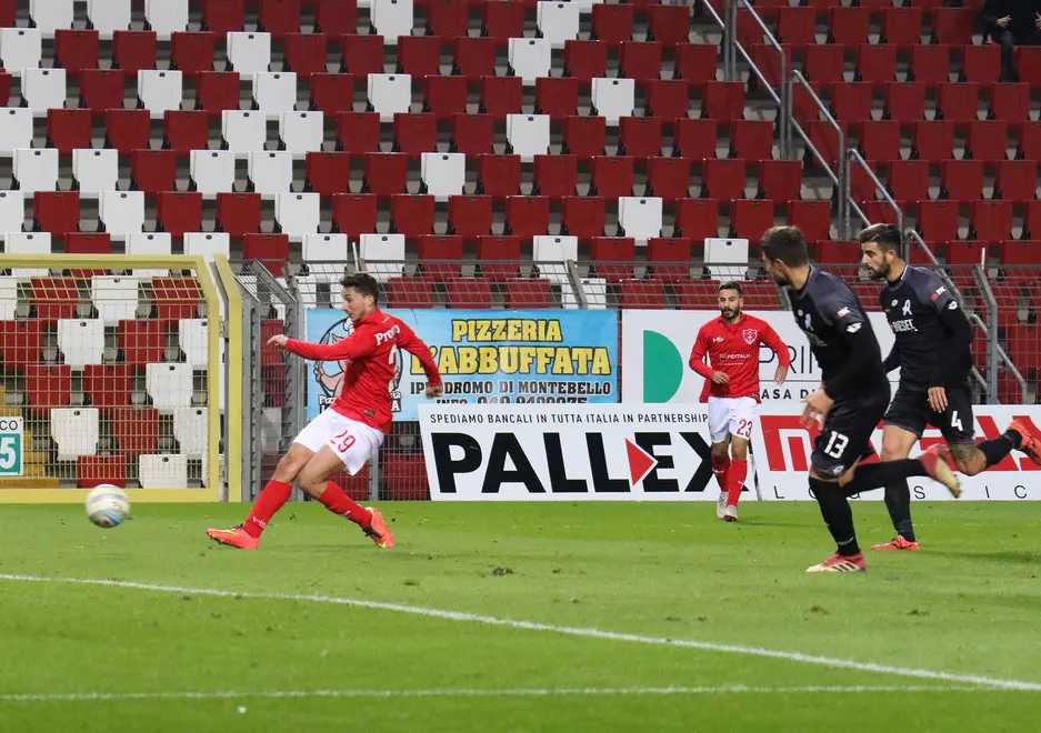 Lasorte Trieste 18/11/18 - Serie C, Triestina - LR Vicenza Virtus, Gol Procaccio ed Esultanza