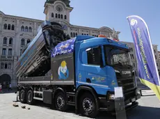 Lasorte Trieste 10/07/20 - Piazza Unita', Presentazione Camion Manutenzione Fognature, Italspurghi