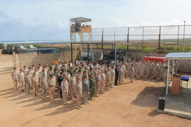 Il campo dell'Eutm a Mogadiscio