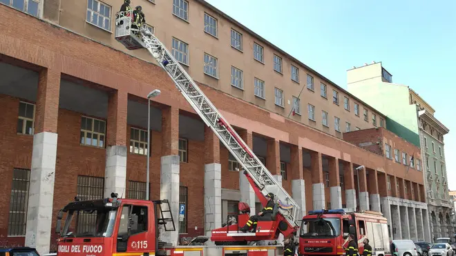 Lasorte Trieste 31/03/14 - Via Giustinano, Scuola Dante, Vigili del Fuoco, Casette Nidi di Rondone