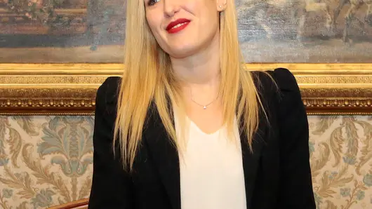 Silvano Trieste 2018-12-28 Salotto Azzurro, conferenza stampa sul Capodanno e presentazione nuovo assessore, Francesca De Santis