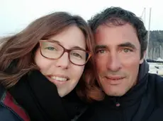 Eleonora Arrigoni e Federico Mautino durante la sosta “forzata” a Portopiccolo in una foto scattata ad aprile