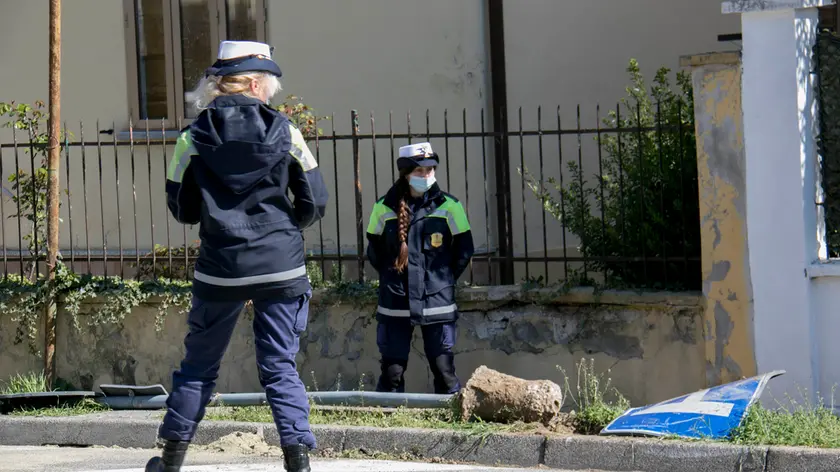 I vigili sul luogo dell'incidente (Bonaventura)