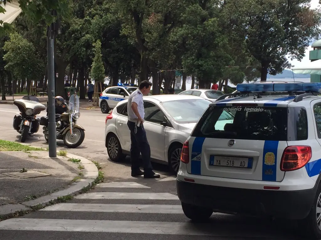 I rilievi della polizia municipale