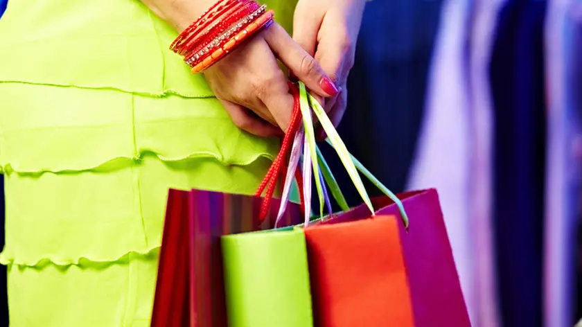 Immagine simbolo di acquisti nei negozi
