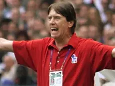 Nello stadio San Denis a Parigi, l'Italia di Cesare Maldini viene eliminata ai calci di rigore dalla Francia nei quarti di finale dei campionati del mondo il 03 luglio 1998. ANSA/GABRIEL BOUYS