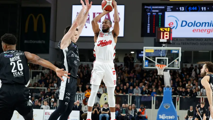 Markel Brown è il miglior realizzatore della formazione guidata da Christian foto Ciamilli/Lasorte