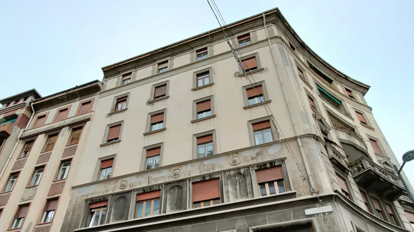 Lo studio medico dove la segretaria, 67 anni di Trieste, è stata aggredita (Foto Lasorte)